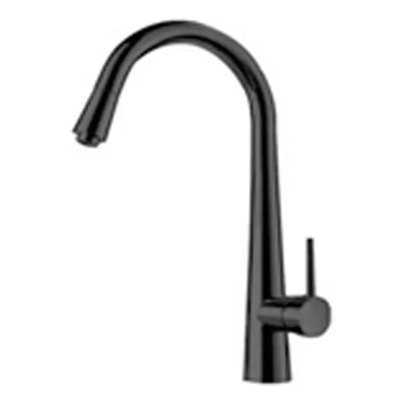 Deck-mounted-Kitchen-tap-with-pull-down-sprayer RD515.BL-Matt Black